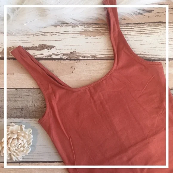 Solid Sleeveless Long Maxi Dress NEW pink peach - Picture 6 of 6